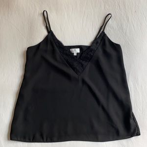 Nordstrom black lace tank
